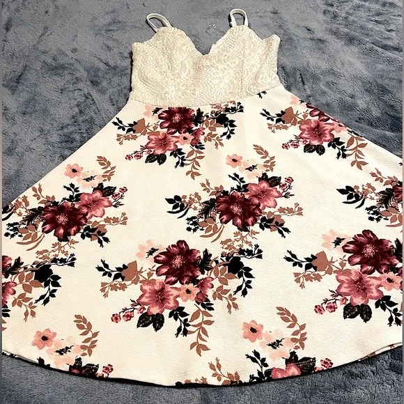 chicever lace dress retrofete Flavio Dress in Ivory